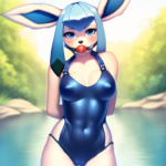 Glaceon Tied Up Swimsuit