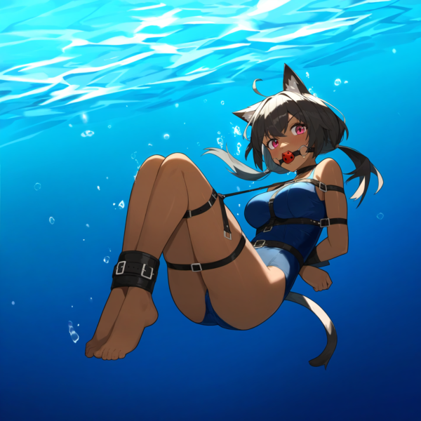 Cat hentai bondage Image anime underwater